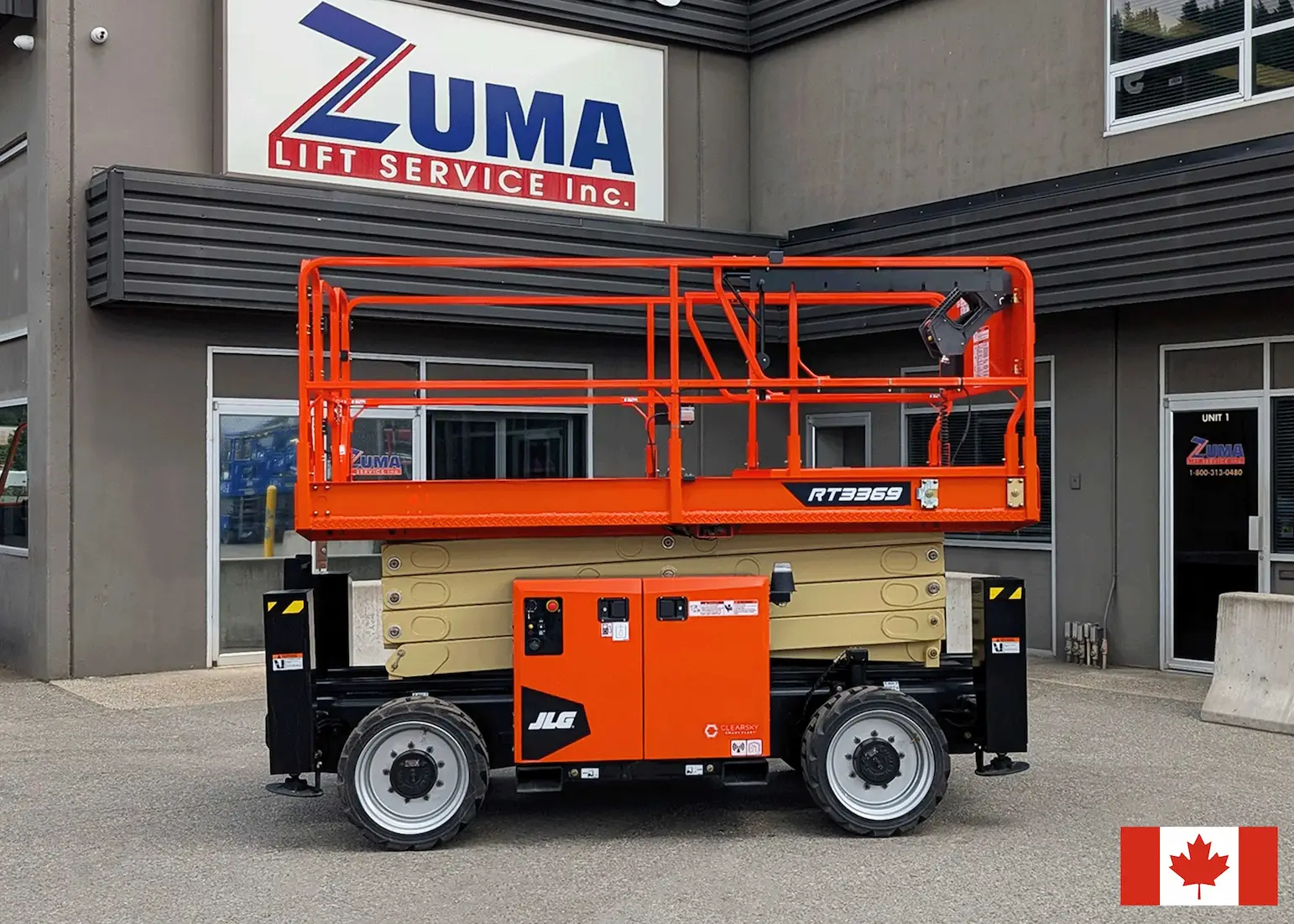 Rough Terrain Scissor Lifts for Sale | Zuma Canada